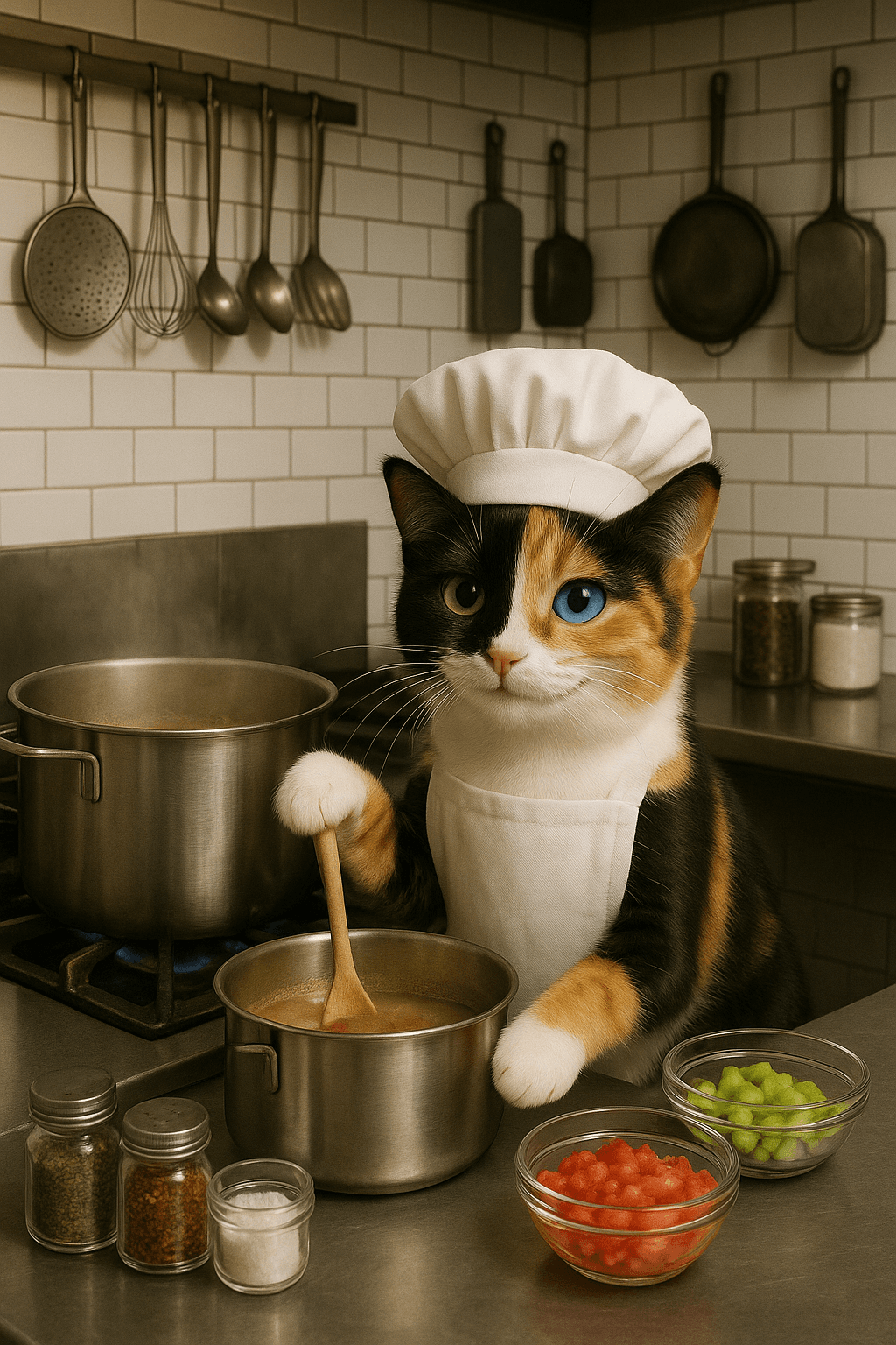 Content cat illustration